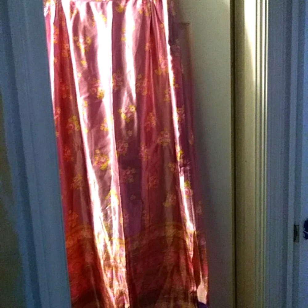 Vintage Handstiched silky skirt